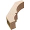 Ekena Millwork 5-inch W x 16-inch D x 16-inch H Balboa Rough Cedar Woodgrain TimberThane Knee Brace, Primed BRCUR05X16X16BOARCPR - alternate 6